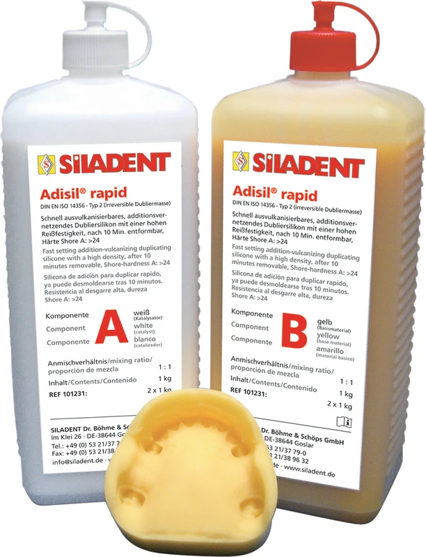 Packung 1 kg Flasche A, 1 kg Flasche B