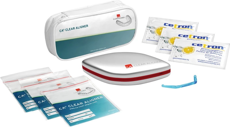 Stück inklusive 1 CA Travel Case, 3 x 15 g CETRON Reinigungspulver, 3 Minigripbeutel, 1 Splint Remover Stück inklusive 1 CA Travel Case, 3 x 15 g CETRON Reinigungspulver, 3 Minigripbeutel, 1 Splint Remover