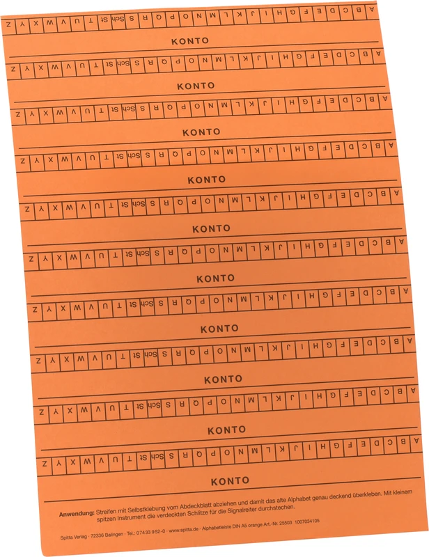 Packung 10 Stück orange Packung 10 Stück orange