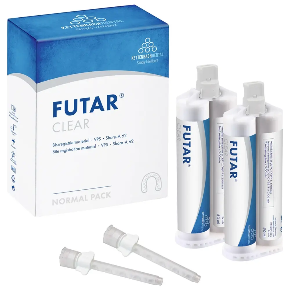 Packung 2 x 50 ml Doppelkartusche, 6 Mischkanülen Packung 2 x 50 ml Doppelkartusche, 6 Mischkanülen