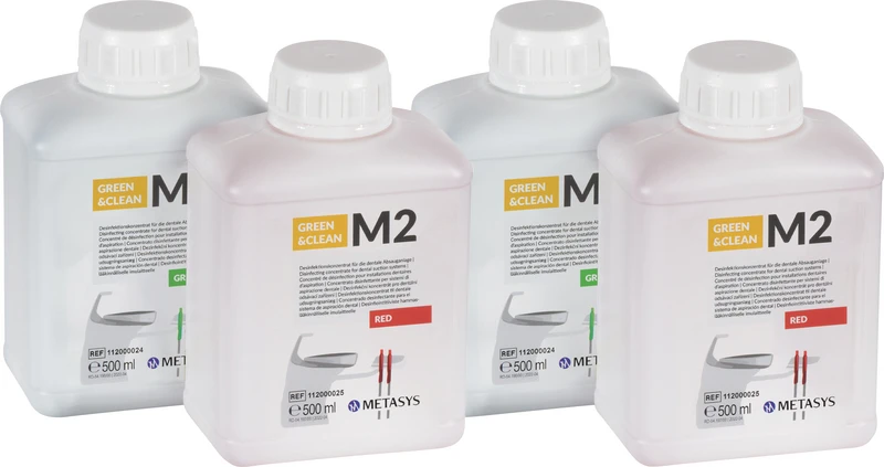 Nachfüllpackung 4 x 500 ml Flasche (rot, grün)