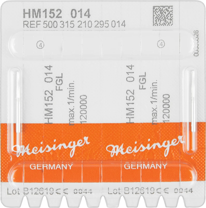 Packung 2 Stück FG L, Figur 210, 9 mm, ISO 014 Packung 2 Stück FG L, Figur 210, 9 mm, ISO 014