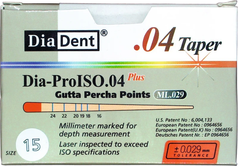 Packung 60 Stück Taper.04, ISO 015