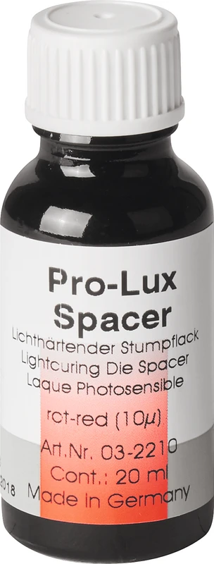 Packung 20 ml rot transparent
