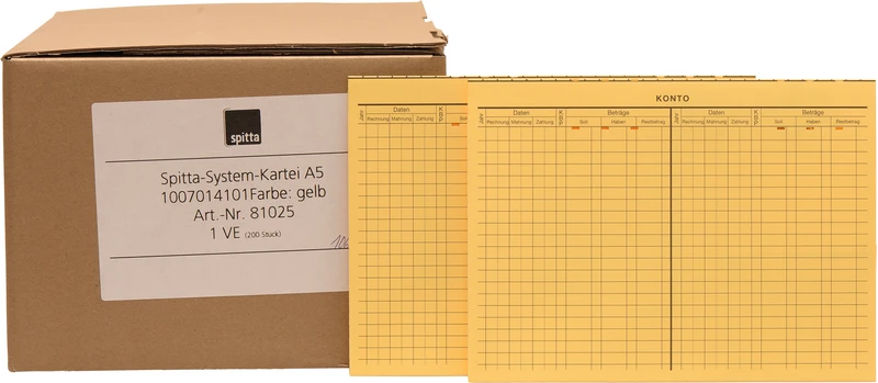 Packung 200 Stück gelb