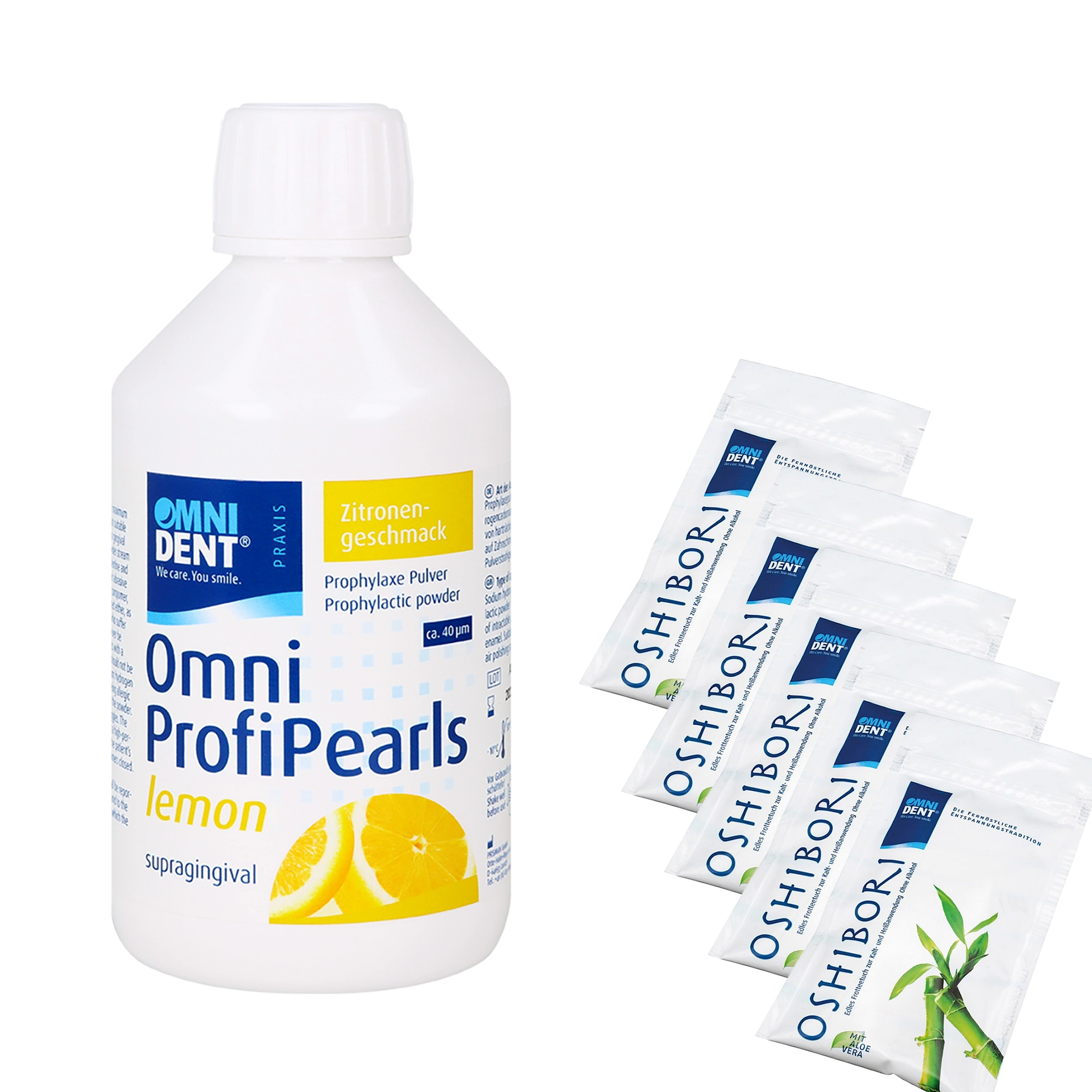 610207660 - Omni ProfiPearls Bundle - Set 3 x 300 g Pulver lemon + 5 x Omni OSHIBORI 610207660 - Omni ProfiPearls Bundle - Set 3 x 300 g Pulver lemon + 5 x Omni OSHIBORI