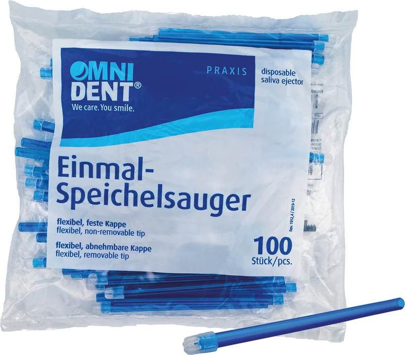Packung 100 Stück feste Kappe blau