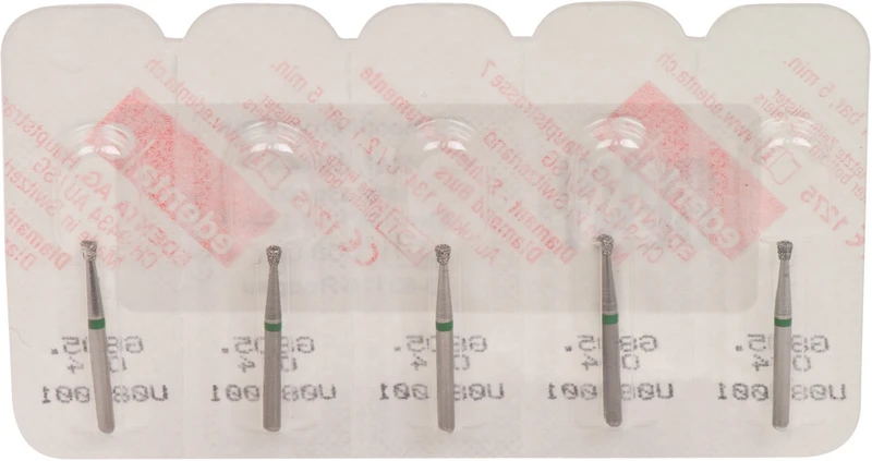 Packung 5 Stück grün grob, FG, Figur 012 umgekehrter Kegel, 1,6 mm, ISO 014 Packung 5 Stück grün grob, FG, Figur 012 umgekehrter Kegel, 1,6 mm, ISO 014