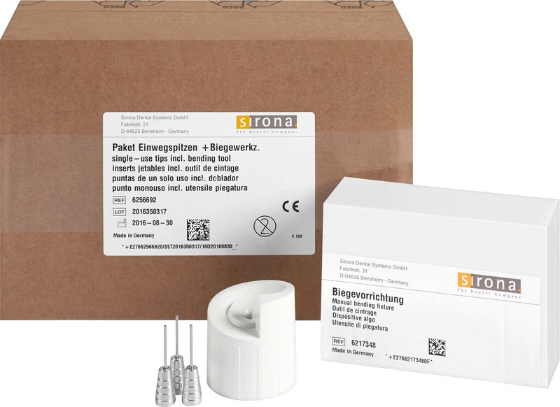 Packung 100 Stück inklusive 1 Biegewerkzeug Packung 100 Stück inklusive 1 Biegewerkzeug