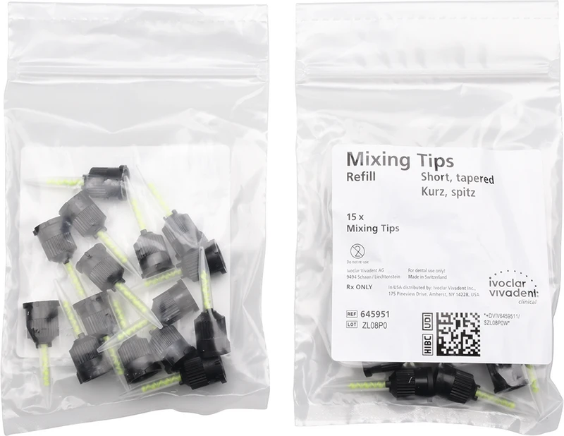 Packung 3 x 9 g Spritze gelb, Zubehör