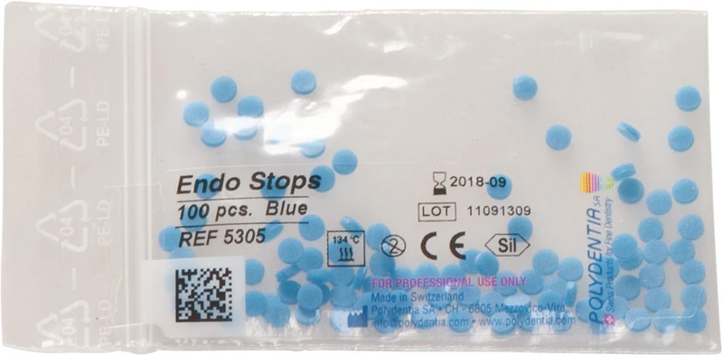 Packung 100 Endo-Stopper blau Packung 100 Endo-Stopper blau