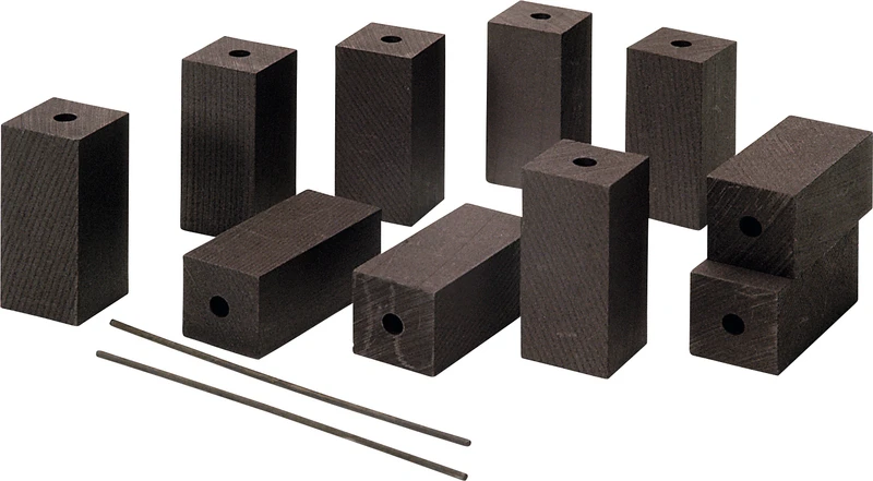 Packung 10 Stück inklusive 2 Metall-Haltestifte
