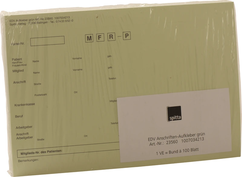 Packung 100 Stück grün Packung 100 Stück grün