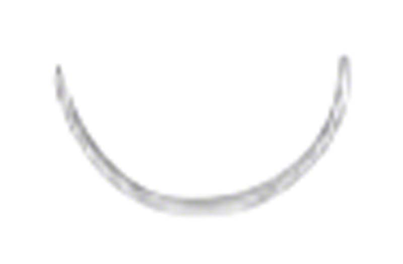 61368 - RESORBA® Supramid - Packung 12 Stück schwarz, 45 cm, HS18, 1/2 Kreis, außen schneidend, 18 mm, USP 4/0