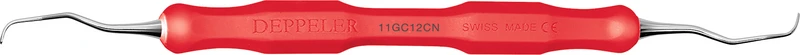Stück Figur 11/12 Rigid, CN Griff, rot Stück Figur 11/12 Rigid, CN Griff, rot