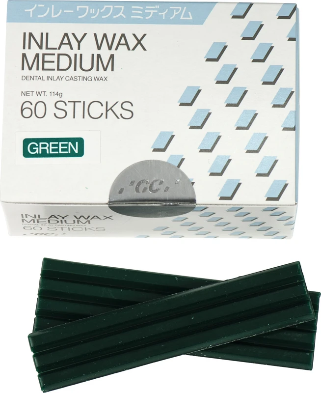 Packung 60 Wachssticks grün Packung 60 Wachssticks grün