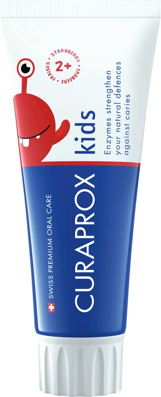 Tube 60 ml Erdbeere, mit Fluorid Tube 60 ml Erdbeere, mit Fluorid