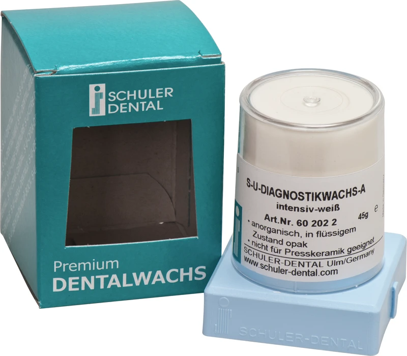 Kegel 45 g Wachs A, intensiv weiß Kegel 45 g Wachs A, intensiv weiß