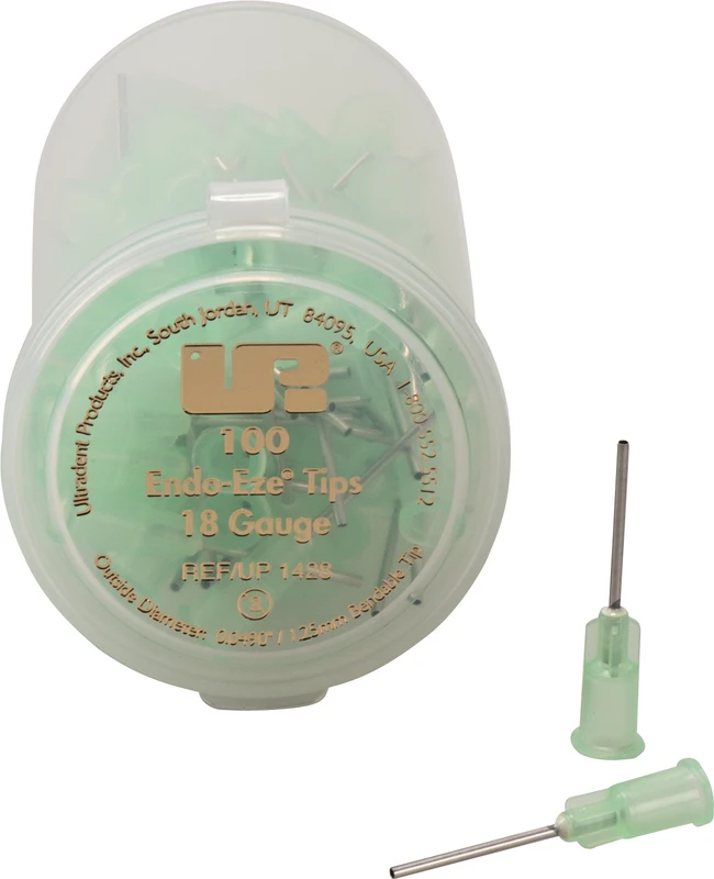 Packung 100 Stück 18ga, L. 19 mm, Ø 1,25 mm Packung 100 Stück 18ga, L. 19 mm, Ø 1,25 mm