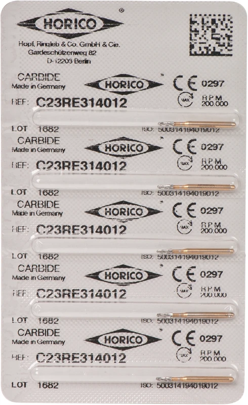Packung 5 Stück FG, Figur 194, 3,9 mm, ISO 012 Packung 5 Stück FG, Figur 194, 3,9 mm, ISO 012