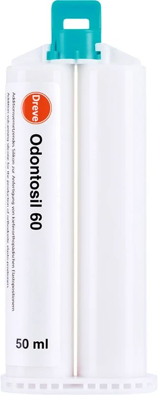 Packung 2 x 50 ml Doppelkartusche Shore 60, 12 Mischkanülen grün Packung 2 x 50 ml Doppelkartusche Shore 60, 12 Mischkanülen grün