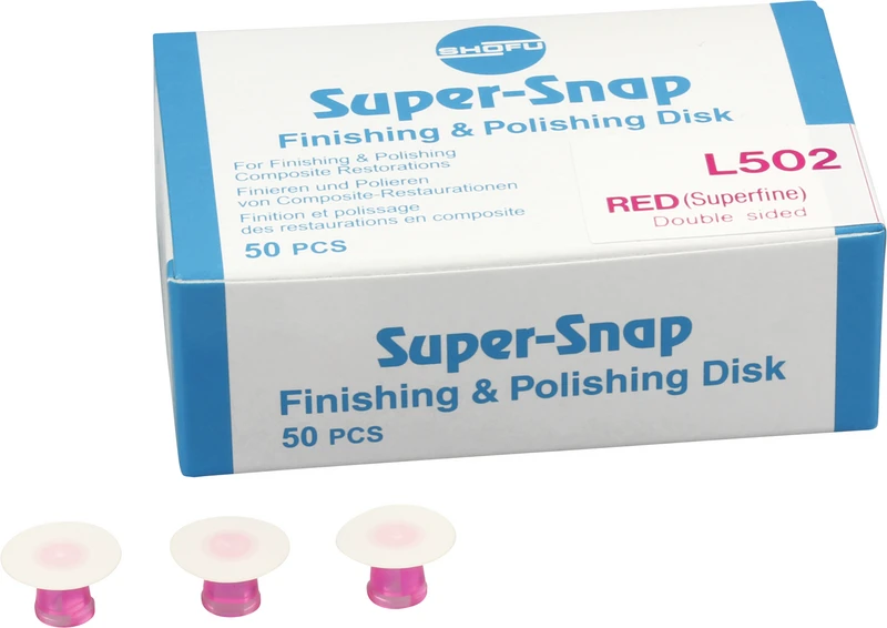 Nachfüllpackung 50 Scheiben, rot, Körnung extra fein, standard