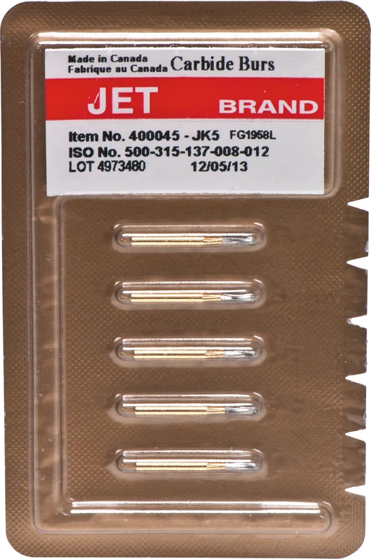 Packung 5 Stück gerade Fissur Kuppelförmig, FG, 4,9 mm, ISO 012 Packung 5 Stück gerade Fissur Kuppelförmig, FG, 4,9 mm, ISO 012