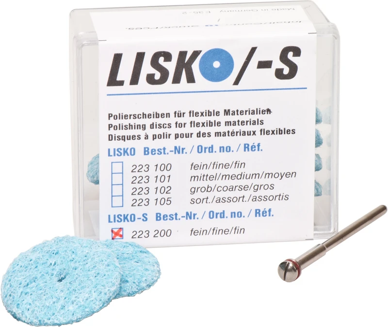 Packung 10 Stück unmontiert, türkis, 4 Stützscheiben, 1 Mandrell Packung 10 Stück unmontiert, türkis, 4 Stützscheiben, 1 Mandrell