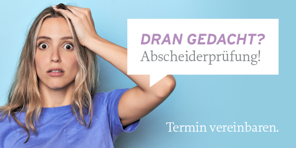 Dran gedacht? Abscheiderprüfung - Jetzt Termin vereinbaren Dran gedacht? Abscheiderprüfung