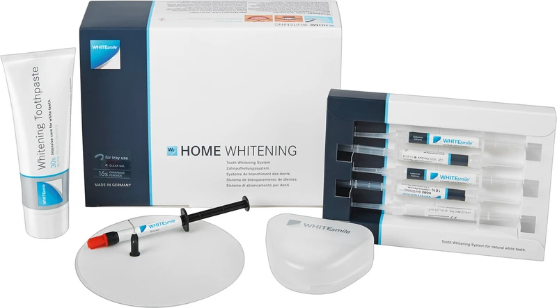 Slim Kit 8 x 1,2 ml Zahnaufhellungsgel 16 % CP, 2 x 1,2 ml After Whitening Mousse, Zubehör Slim Kit 8 x 1,2 ml Zahnaufhellungsgel 16 % CP, 2 x 1,2 ml After Whitening Mousse, Zubehör