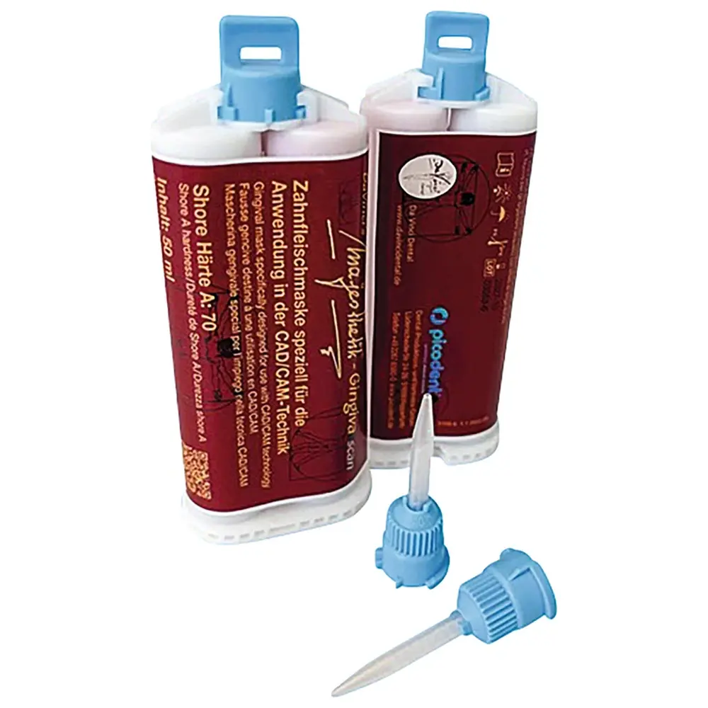 Set 2 x 50 ml Doppelkartuschen, 12 Mischkanülen Set 2 x 50 ml Doppelkartuschen, 12 Mischkanülen