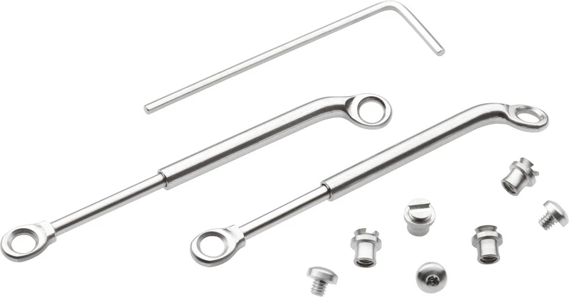 Packung 1 Paar Scharniere, 4 Paar Befestigungsteile mit Innensechskantschrauben Packung 1 Paar Scharniere, 4 Paar Befestigungsteile mit Innensechskantschrauben