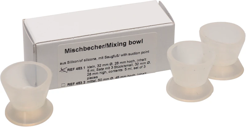 Packung 3 Becher klein Ø 32 mm, für ca. 5 ml