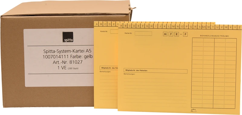 Karton 200 Stück gelb Karton 200 Stück gelb