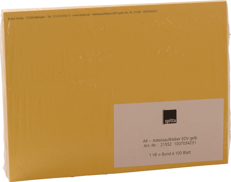 Packung 100 Stück gelb Packung 100 Stück gelb