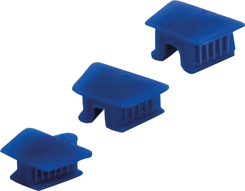Set 3 Stück (S, M, L), blau mit Kette