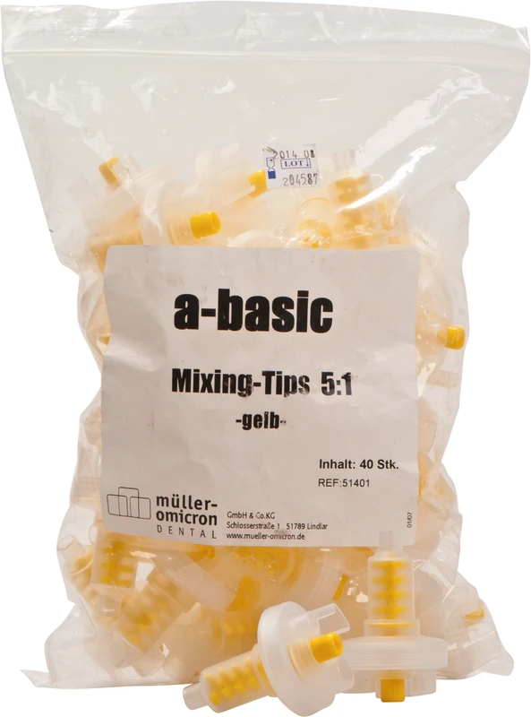 Packung 40 Stück gelb, 5:1