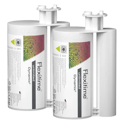 Refillpackung Dynamix 2 x 380 ml Kartusche, 2 Mixing Tips, 1 Fixationsring, 1 Gebrauchsinformation Refillpackung Dynamix 2 x 380 ml Kartusche, 2 Mixing Tips, 1 Fixationsring, 1 Gebrauchsinformation