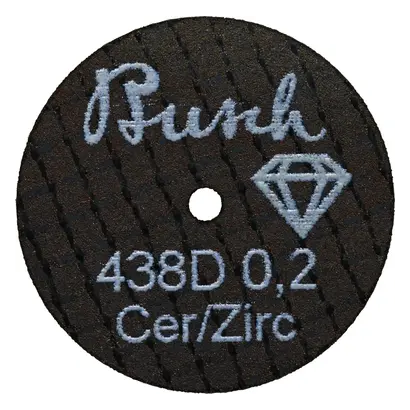 Packung 6 Stück unmontiert, Diamant, Figur 438, 0,2 mm, ISO 200 Packung 6 Stück unmontiert, Diamant, Figur 438, 0,2 mm, ISO 200