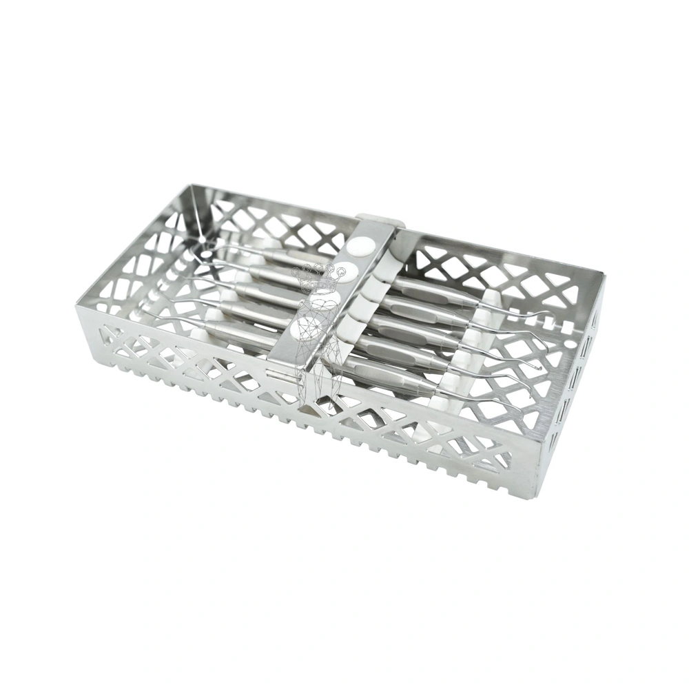 Set 1 x Tray inklusive 5 Küretten, 6 Serviettenhalter, 1 Schmuckkette Set 1 x Tray inklusive 5 Küretten, 6 Serviettenhalter, 1 Schmuckkette