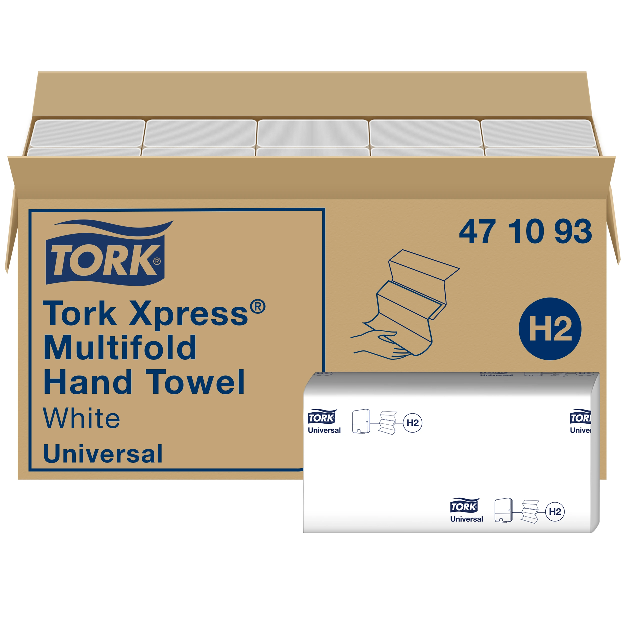 Packung 20 x 250 Stück Universal, 1-lagig, weiß Packung 20 x 250 Stück Universal, 1-lagig, weiß