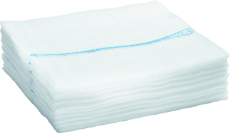 Packung 100 Stück 10 x 10 cm, 8-fach gelegt Packung 100 Stück 10 x 10 cm, 8-fach gelegt