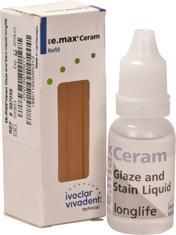Flasche 15 ml Glasur- und Malfarbenliquid longlife