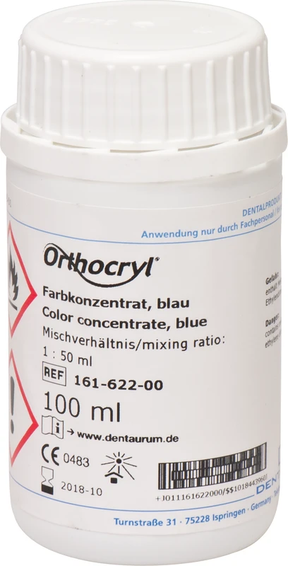 Flasche 100 ml Farbkonzentrat blau Flasche 100 ml Farbkonzentrat blau