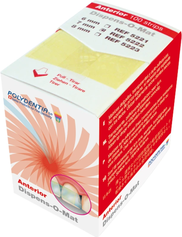 18636 - Dispens-O-Mat - Packung 100 Stück Höhe 7 mm, Anterior