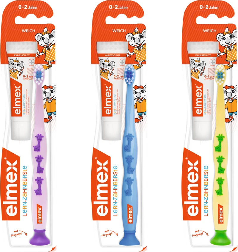 Stück inklusive 12 ml elmex Baby-Zahnpasta