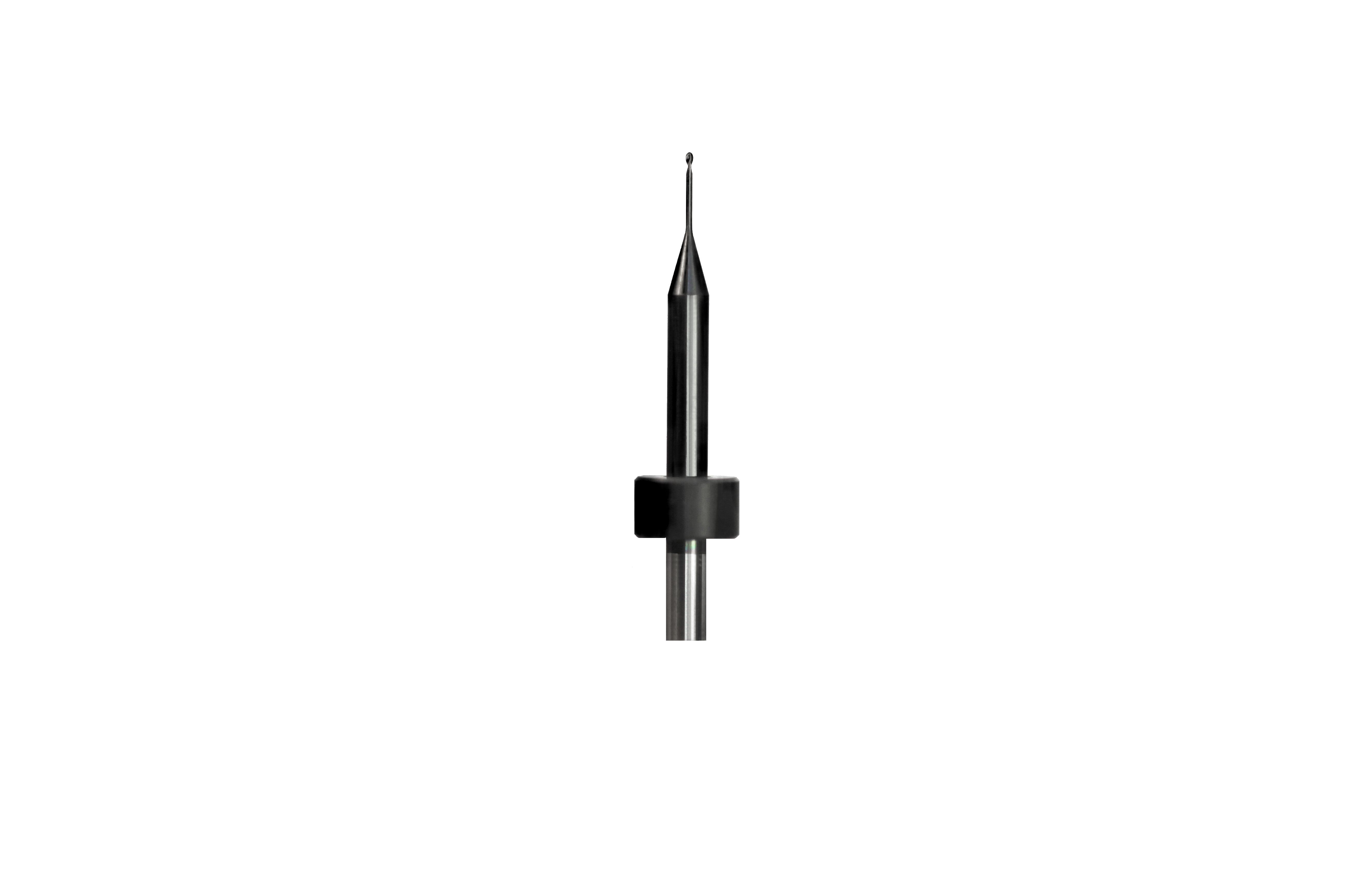  Stück diamantbeschichtet, Kopf-Ø 0,5 mm, Schaft-Ø 3 mm, GL: 42 mm 