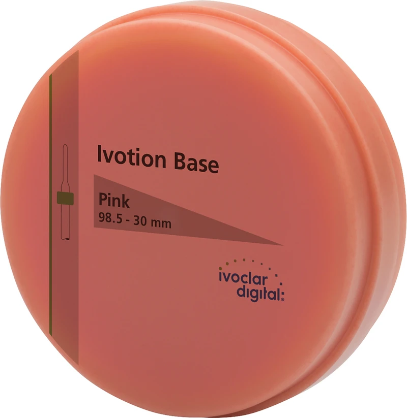208995 - Ivotion Base - Stück Ø 98,5 mm, H 30 mm, Pink 208995 - Ivotion Base - Stück Ø 98,5 mm, H 30 mm, Pink