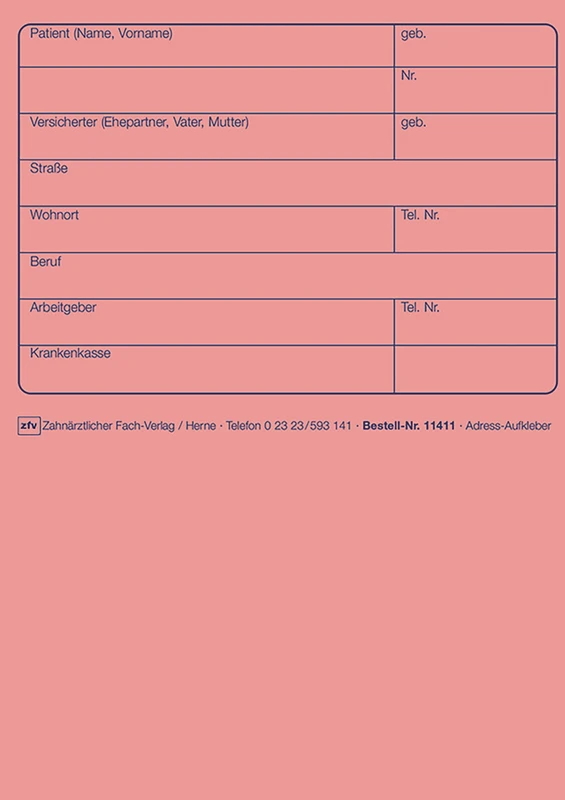 Packung 100 Stück rot