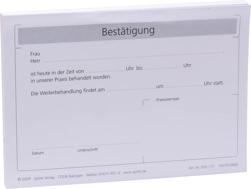 Stück 100 Blatt